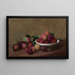 Stillleben mit Pflaumen - Henri Fantin-Latour — gerahmtes Bild an der Wand