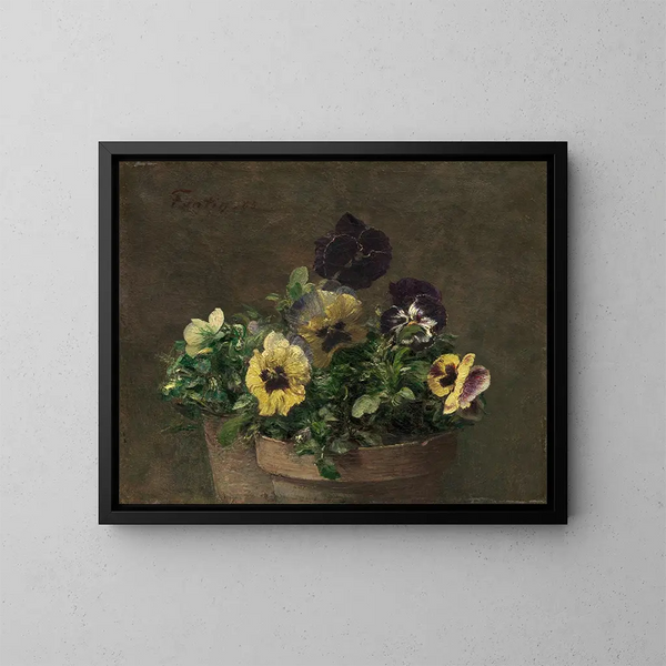 Gedanken im Topf - Henri Fantin-Latour — gerahmtes Bild an der Wand