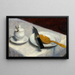 Naturstillleben mit Senfglas - Henri Fantin-Latour — gerahmtes Bild an der Wand