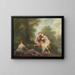 Tre nuotatrici preoccupate - Henri Fantin-Latour — quadro incorniciato alla parete