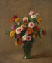 Zinnias - Henri Fantin-Latour — Ansicht des Kunstwerks