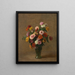 Zinnias - Henri Fantin-Latour — gerahmtes Bild an der Wand