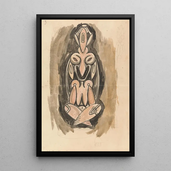 Henri GaudierBrzeska - Study for a Sculptural Column.webp