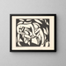 Lutteurs - Henri Gaudier-Brzeska — quadro incorniciato alla parete