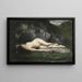 Eine schlafende Badende - Henri Gervex — gerahmtes Bild an der Wand