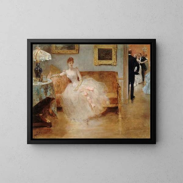 Der Ball - Henri Gervex — gerahmtes Bild an der Wand