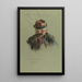 Ein verwundeter Soldat - Henri Gervex — gerahmtes Bild an der Wand
