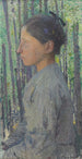 Femme de profil - Henri Jean Guillaume Martin — vista dell’opera