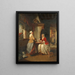 Das Liebesbrief-Gemälde - Henri Joseph Gommarus Carpentero — gerahmtes Bild an der Wand