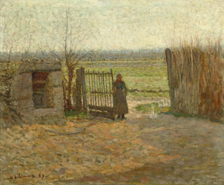 Henri Le Sidaner - La porte de la ferme.webp