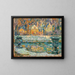Il bacino di Nettuno a Versailles - Henri Le Sidaner — quadro incorniciato alla parete