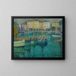 Henri Le Sidaner - Les Barques  La Rochelle.webp