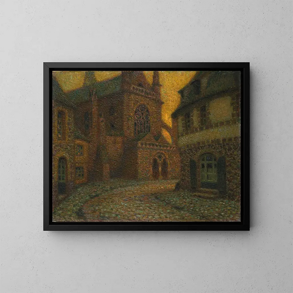 L'église de Tréguier - Henri Le Sidaner — gerahmtes Bild an der Wand