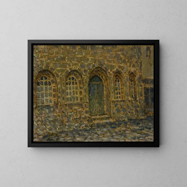 Altes Haus von Tréguier - Henri Le Sidaner — gerahmtes Bild an der Wand