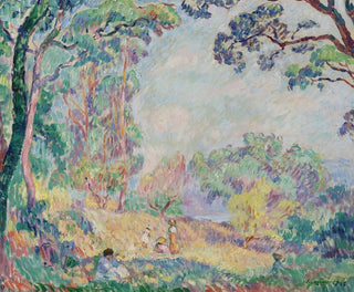 Henri Lebasque - Jeunes Femmes Et Fillettes Dans Un Paysage.webp