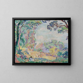 Henri Lebasque - Jeunes Femmes Et Fillettes Dans Un Paysage.webp