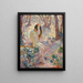 Junges Nackt sitzend am Brunnenrand - Henri Lebasque — gerahmtes Bild an der Wand