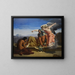 Henri Lehmann - Jérémie Prophet, der seine Prophezeiungen diktiert — gerahmtes Bild an der Wand