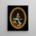 Ritratto di Clémentine, Mme Alphonse Karr - Henri Lehmann — quadro incorniciato alla parete