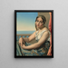 Donna d'Oriente - Henri Lehmann — quadro incorniciato alla parete