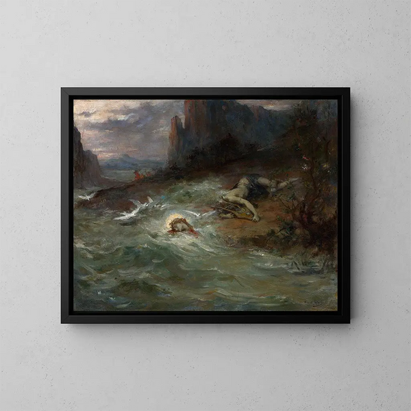 La Mort d'Orphée - Henri Léopold Lévy — gerahmtes Bild an der Wand