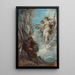 The Knight's Dream - Henri Léopold Lévy — framed artwork on a wall