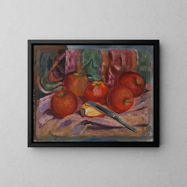 Pommes - Henri Manguin — gerahmtes Bild an der Wand