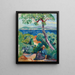 The Path Behind the Oustalet, Saint-Tropez - Henri Manguin — framed artwork on a wall