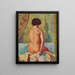 Ne vous asseyez pas sur la ligne arrière - Henri Manguin — gerahmtes Bild an der Wand