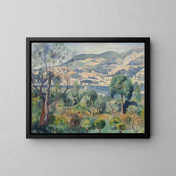 Rade de Villefranche - Henri Manguin — gerahmtes Bild an der Wand