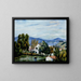 Saint-Tropez Blick von der Vildrac-Haus - Henri Manguin — gerahmtes Bild an der Wand