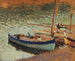 Bouquet de bleuets et barques au port - Henri Martin — vista dell’opera