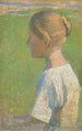 Junge Frau im Profil - Henri Martin — Ansicht des Kunstwerks
