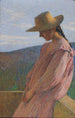 Junge sitzende Mädchen - Henri Martin — Ansicht des Kunstwerks
