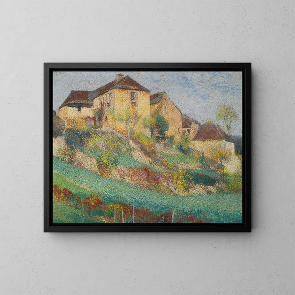 La Grande Maison de la Combe Labastide-du-Vert - Henri Martin — gerahmtes Bild an der Wand