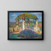 Die Laube in der Nordwest-Ecke des Marquayrol-Parks - Henri Martin — gerahmtes Bild an der Wand