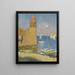La Tour de Collioure lever de lune - Henri Martin — quadro incorniciato alla parete