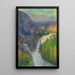 La Vallée du Lot près de Saint-Cirq-Lapopie - Henri Martin — quadro incorniciato alla parete