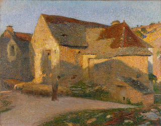 Henri Martin - La Vieille maison aux derniers rayons.webp