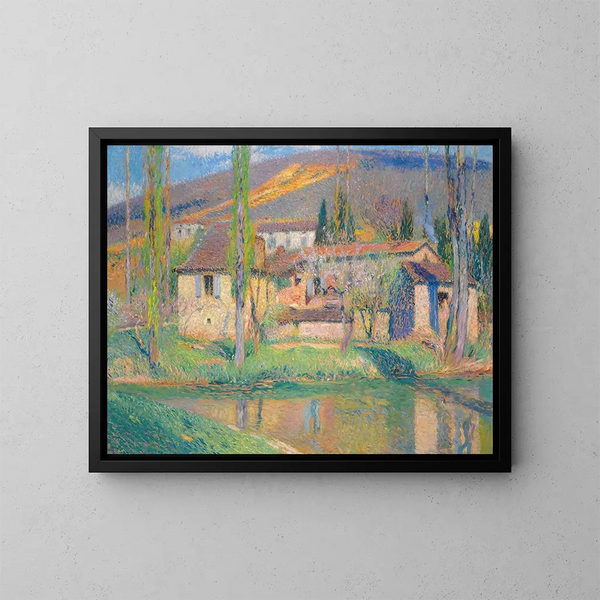 Labastide du Vert - Henri Martin — gerahmtes Bild an der Wand