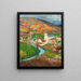 Labastide-du-Vert im Frühling vom Garten von Marquayrol - Henri Martin — gerahmtes Bild an der Wand