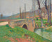 Il ponte sotto un cielo grigio - Henri Martin — vista dell’opera