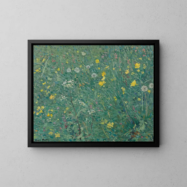 Die Blumen - Henri Martin — gerahmtes Bild an der Wand