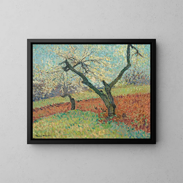 Der alte Pflaumenbaum - Henri Martin — gerahmtes Bild an der Wand