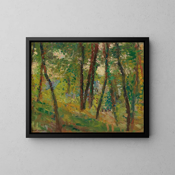 Unterholz - Henri Martin — gerahmtes Bild an der Wand