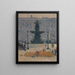 Una delle fontane di Place de la Concorde, Parigi - Henri Martin — quadro incorniciato alla parete