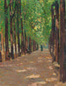 Eine Allee im Park des Schlosses Versailles - Henri Martin — Ansicht des Kunstwerks