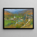 Gesamtansicht von Labastide-du-Vert von oben im Park von Marquayrol - Henri Martin — gerahmtes Bild an der Wand