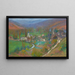 Allgemeine Ansicht von Labastide-du-Vert vom oberen Park Marquayrol - Henri Martin — gerahmtes Bild an der Wand