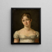 Ritratto di una dama - Henri Nicolas van Gorp — quadro incorniciato alla parete